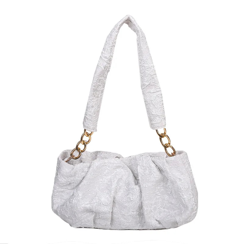 Soft Leather Women's Handbag Travel Shoulder Bag Armpit Bag