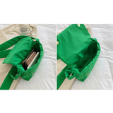 Nylon Cloth Crossbody Bag for Women Small Flap Handbag