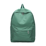 Solid Nylon Large-capacity Couple College Students Daily Backpack
