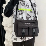 Nylon Messenger Bag Street Shoulder Bag Student Cross Body Bag Christmas Gift
