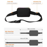 Nylon Waist Bags Women Zipper Chest Bags Outdoor Sports Fanny Pack