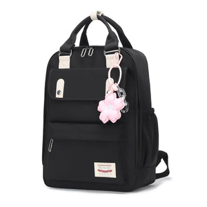 Nylon Backpack for Women and Men Travel School Bag