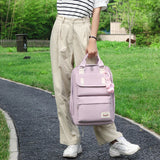 Nylon Backpack for Women and Men Travel School Bag