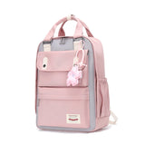 Nylon Backpack for Women and Men Travel School Bag