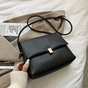 Solid PU Leather Crossbody Bags For Women Autumn Winter Handbags