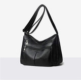 Casual PU Leather Crossbody Bag for Women Messenger Handbag