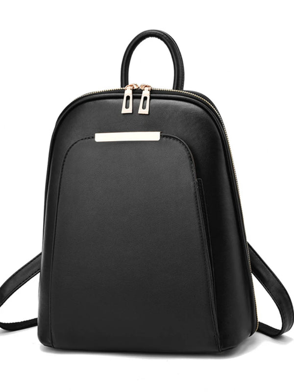 PU Leather Schoolbag for Girls Women Backpack Travel Large Women Bag Female Shou