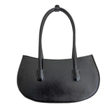 Solid PU Leather Shoulder Bags For Women Summer Handbags And Purse
