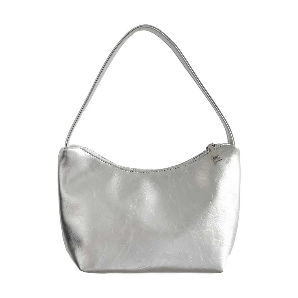 PU Leather Shoulder Bags For Women - Underarm Shopper Handbag Tote Bag