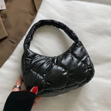 Solid PU Leather Shoulder Square Bags for Women Vintage Small Zipper Handbag