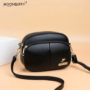 Retro PU Leather Small Shoulder Bag for Women