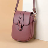 PU Leather Women Saddle Bag Messenger Shoulder Bags