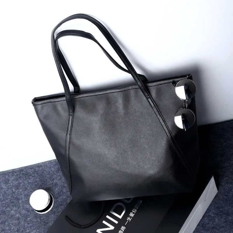 PU Leather Women Shoulder Bags Large Capacity Shopping Armpit Messenger