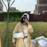 Pleated Soft Leather Cloud Bag Women's Handbag