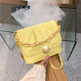 High-Quality PU Leather Pleated Tote Bag for Women