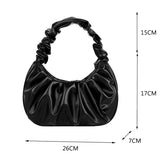 Soft Leather Women's Handbag Travel Shoulder Bags Armpit Bag