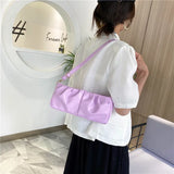 High-Quality PU Leather Women's Handbag Travel Shoulder Bag Armpit Bag