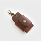 Portable Leather Keychain Holder Bag Case Unisex Wallet Cover