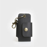 Portable Leather Keychain Holder Bag Case Unisex Wallet Cover