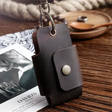 Portable Leather Keychain Holder Bag Case Unisex Wallet Cover