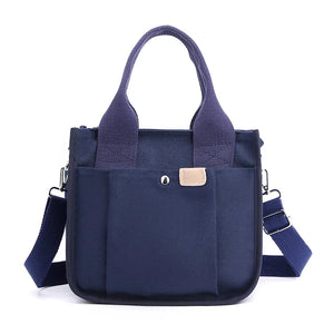 Solid Postman Ladies Canvas Handbag Messenger Bag High Leisure Travel Tote