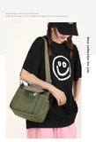 Solid Postman Ladies Canvas Handbag Messenger Bag High Leisure Travel Tote