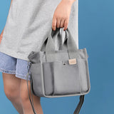 Solid Postman Ladies Canvas Handbag Messenger Bag High Leisure Travel Tote