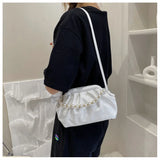 Pearl Shoulder Handbag for Women Crossbody Bag