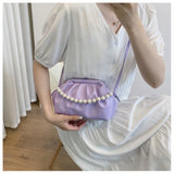 Pearl Shoulder Handbag for Women Crossbody Bag