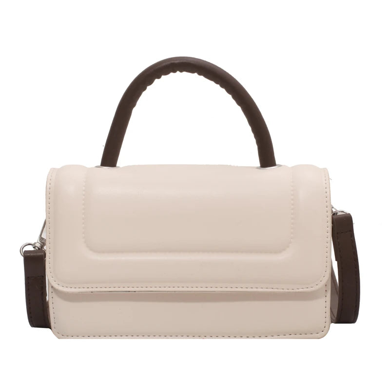 Women's PU Leather Crossbody Bag Small Flap Shoulder Handbag