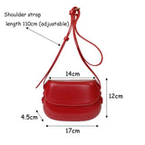 Zebra-stripe Crossbody Shoulder Bag PU Leather Women's Handbag