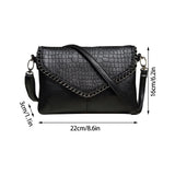 Soft Leather Envelope Bag Clutch Shoulder Handbag Purse Totes