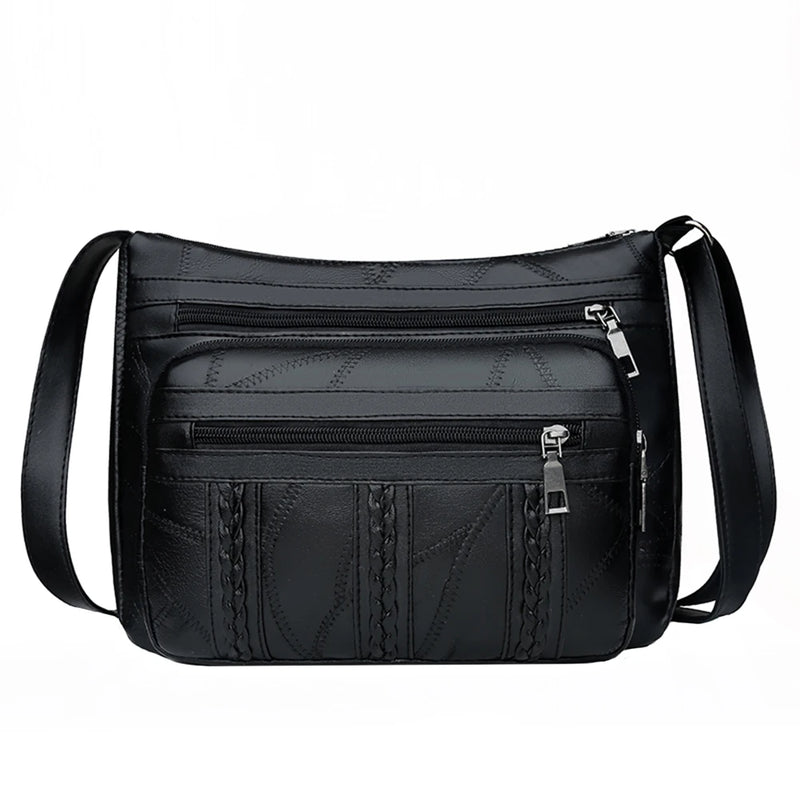 Shoulder Messenger Bag Braided Pocket Women Handbags Totes Clutch Bag