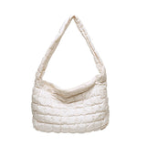 Eiderdown Shoulder Bag PU Leather Totes Clutch Bag