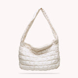 Eiderdown Shoulder Bag PU Leather Totes Clutch Bag