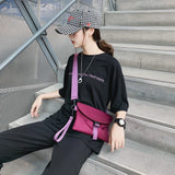 Solid Shoulder Messenger Bag Women Handbags Totes Nylon Crossbody Bags
