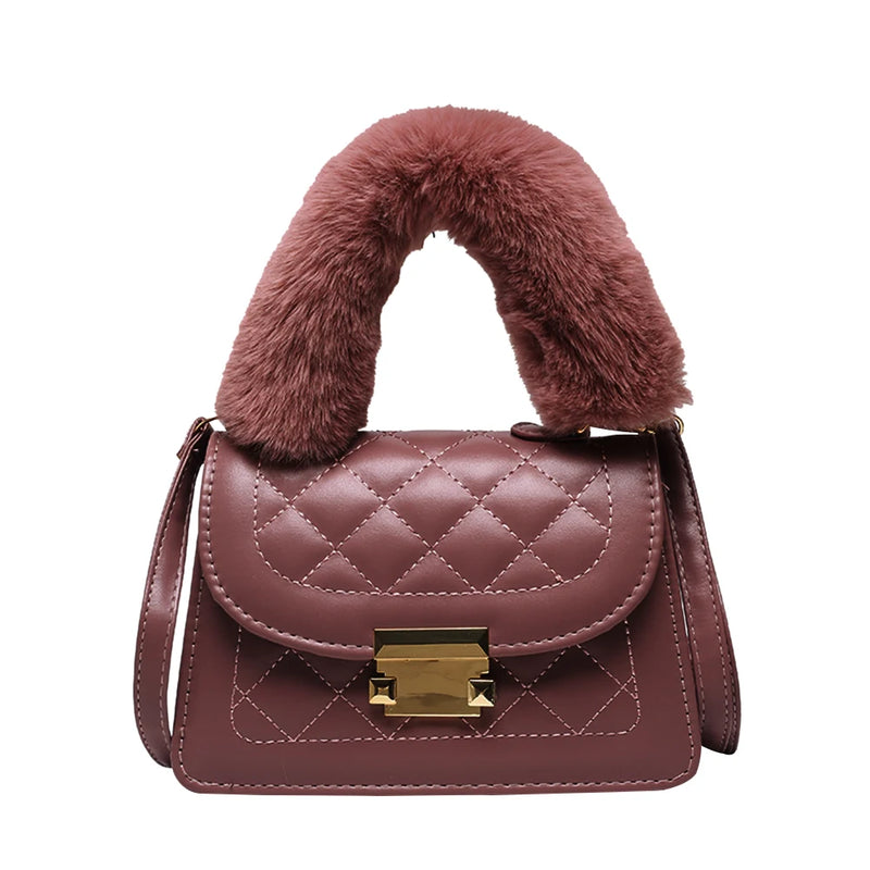 Solid Shoulder Messenger Bag Women Handbags Totes Bags PU Leather Crossbody Bags