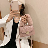Solid Shoulder Messenger Bag Women Handbags Totes Bags PU Leather Crossbody Bags