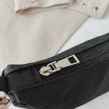 Solid Shoulder Purse Women Underarm Bag Ladies Top-handle Clutches Beige Pink