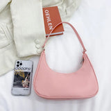 Top-handle Clutch in Beige Pink Color