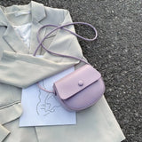 Sweet Mini Saddle Bag Crossbody Handbag