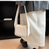 Solid Women Flap Underarm Bag PU Leather Crossbody Shoulder Bags