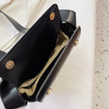 High Leather Saddle Bag Women Crossbody Shoulder Bags