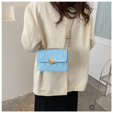 Solid Women's Crossbody Bags Pu Leather Ladies Shoulder Bags