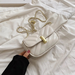 Small PU Leather Flap Shoulder Bags for Women