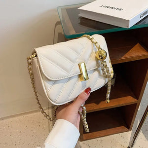 Small PU Leather Flap Shoulder Bags for Women