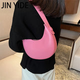 Small PU Leather Saddle Shoulder Bag for Women Handbags and Purses