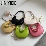 Small PU Leather Saddle Shoulder Bag for Women Handbags and Purses