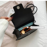 Small PU Leather Shoulder Bags for Women Flap Bag Crossbody Handbags