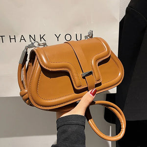 Small PU Leather Shoulder Bags for Women Flap Bag Crossbody Handbags